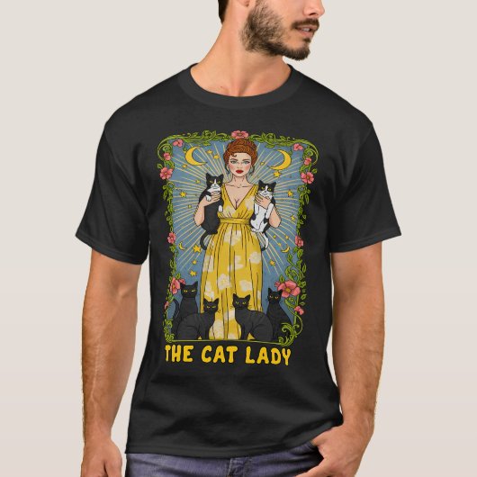 浮世絵芸者シュガースカル+カタナ Tシャツ (正面)