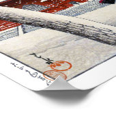 浮世絵蓮井n04芝の増上寺 ポスター (角)