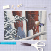 浮世絵蓮井n04芝の増上寺 薄葉紙 (クラフト)