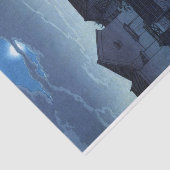 浮世絵蓮井n07松江出雲（霞んだ月） 薄葉紙 (詳細)