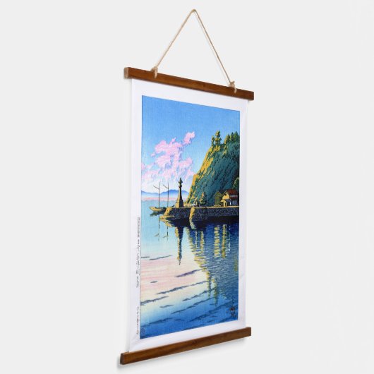 浮世絵蓮井n11モーニング出雲の三保ヶ関 吊り下げ型タペストリー (傾斜あり)