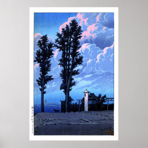 浮世絵蓮井n14神田明神神社境内 ポスター