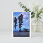 浮世絵蓮井n14神田明神神社境内 ポストカード (スタンド正面)