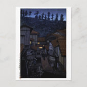 浮世絵蓮井n15石見市有福スパ ポストカード (正面)