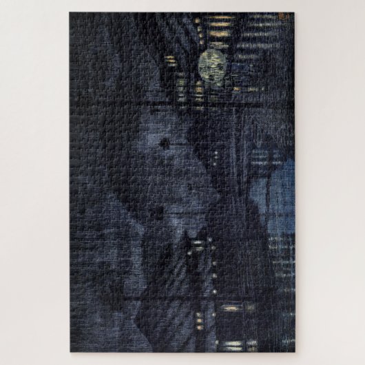 浮世絵蓮井n18但馬城崎 ジグソーパズル (縦)