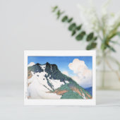 浮世絵蓮井n21山旭から見た… ポストカード (スタンド正面)