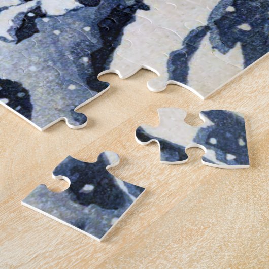 浮世絵蓮井n22飛騨市中山市里 ジグソーパズル (側面)