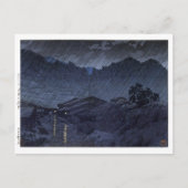 浮世絵蓮井n25木曽市須原 ポストカード (正面)