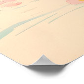 浮世絵虎の浴槽プリント 和風バスルーム ポスター (角)