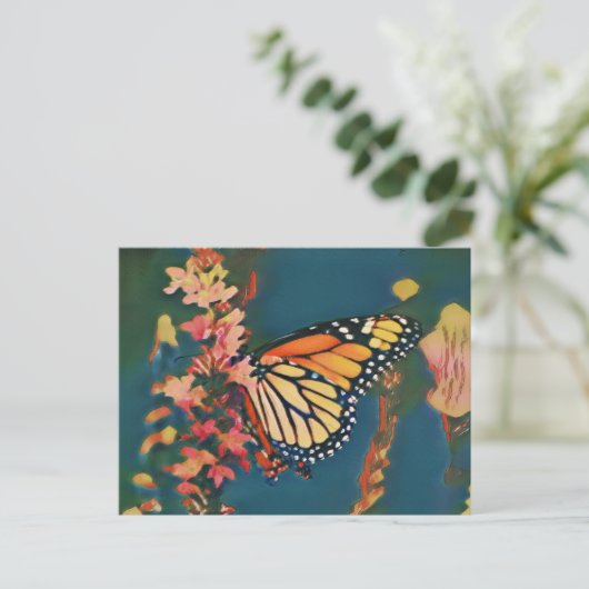 浮世絵蝶 ポストカード (スタンド正面)