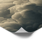 浮世絵風の日本龍のポスター - 神話的な力を持つ ポスター (角)