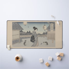 浮世絵風マウスパッド - ドラマチックJAPAN デスクマット