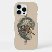 浮世絵風マウスパッド - 劇的な日本 iPhoneケース (裏面)
