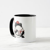 浮世絵風日本美学野球カエル マグカップ (正面左)