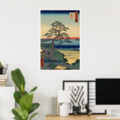 浮世絵風景画 歌川広重 プリント (ホームオフィス)