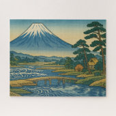 浮世絵風・富士山遠景 / Ukiyo‐e Style View of Mt. Fuji ジグソーパズル (横)