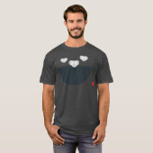 浮世絵風 禅ブリューの日本的大波コーヒーボウル Tシャツ (正面フル)