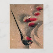 浮世絵鳥 ポストカード (正面)