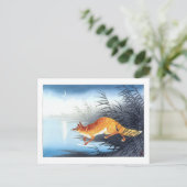 浮世絵[コソン]キツネバイザムーンライトウォーター ポストカード (スタンド正面)