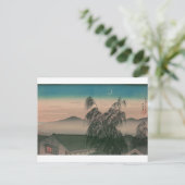 浮世絵[五葉]夕べムーン ポストカード (スタンド正面)