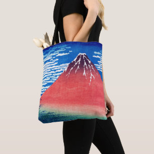 浮世絵 – 北斎:赤富士33番 – トートバッグ