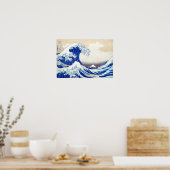 浮世絵 – 北斎： No.21素晴らし Wave - ポスター (キッチン)
