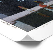 浮世絵 – 吉田 – 03 - Taj Mahal in Morning Mist ポスター (角)