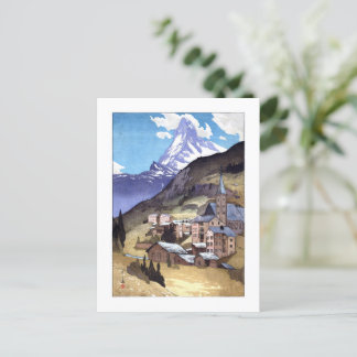 浮世絵 – 吉田 – 04 - Matterhorn - ポストカード
