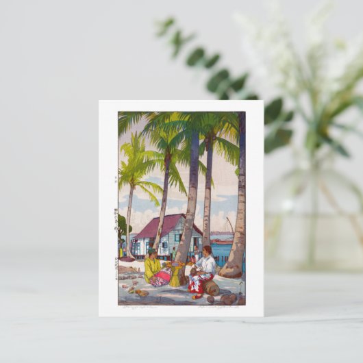 浮世絵 – 吉田 – 06 – シンガポール – ポストカード (スタンド正面)