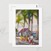 浮世絵 – 吉田 – 06 – シンガポール – ポストカード (正面/裏面)