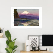 浮世絵 – 吉田 – 08 – 興津 –  ポスター (ホームオフィス)