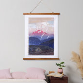 浮世絵 – 吉田 – 10 – 剣山の朝 –  吊り下げ型タペストリー (寝室)