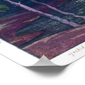 浮世絵 – 吉田 – 11 – 穂高山 –  ポスター (角)