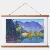 浮世絵 – 吉田 – 11 – 穂高山 –  吊り下げ型タペストリー (正面)