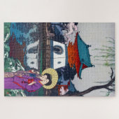 浮世絵 – 吉田 – 13 – 不忍池 –  ジグソーパズル (横)