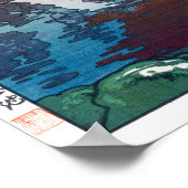 浮世絵 – 吉田 – 13 – 不忍池 –  ポスター (角)