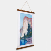 浮世絵 – 吉田 – 15 – エルキャピタン –  吊り下げ型タペストリー (傾斜あり)