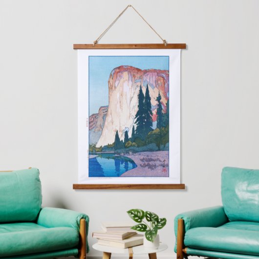 浮世絵 – 吉田 – 15 – エルキャピタン –  吊り下げ型タペストリー (リビング)