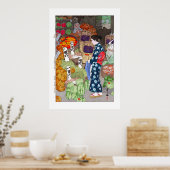 浮世絵 – 吉田 – 16 – ネズ市のHoneful Greengrowery ポスター (キッチン)