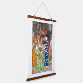 浮世絵 – 吉田 – 16 – ネズ市のHoneful Greengrowery 吊り下げ型タペストリー (傾斜あり)