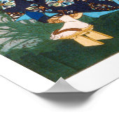 浮世絵- 和漢百物語 No.26 - 不破伴作 - ポスター (角)