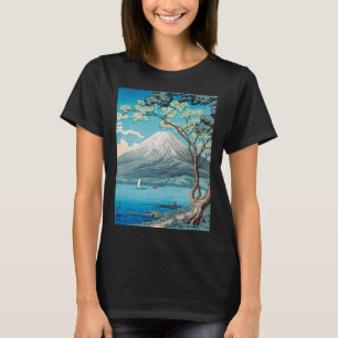 浮世絵 富士山 和風 絵画 プリント マスターピース Tシャツ