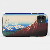 浮世絵　山下白雨　葛飾北斎 Case-Mate iPhoneケース (裏面(横))