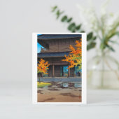 浮世絵[巴水]A29 秋の雨あがり ポストカード (スタンド正面)