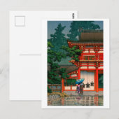 浮世絵 巴水 No62 奈良春日神社 ポストカード (正面/裏面)