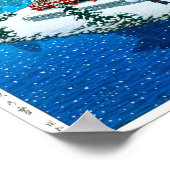 浮世絵 - 巴水 - No.26 井の頭公園の雪 - ポスター (角)