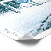 浮世絵 - 巴水 - No.3 月島の雪 ポスター (角)