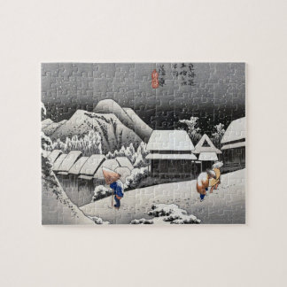 浮世絵 広重 十五之二 蒲原 ジグソーパズル