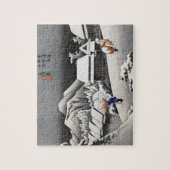 浮世絵 広重 十五之二 蒲原 ジグソーパズル (縦)