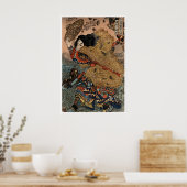 浮世絵 日本 歌川 ポスター (キッチン)